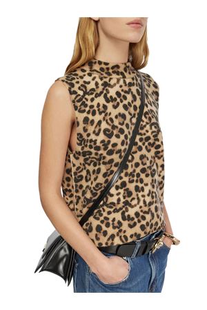 Printed spotted cashmere blend waistcoat SEMI COUTURE | Y5WD40MAC27